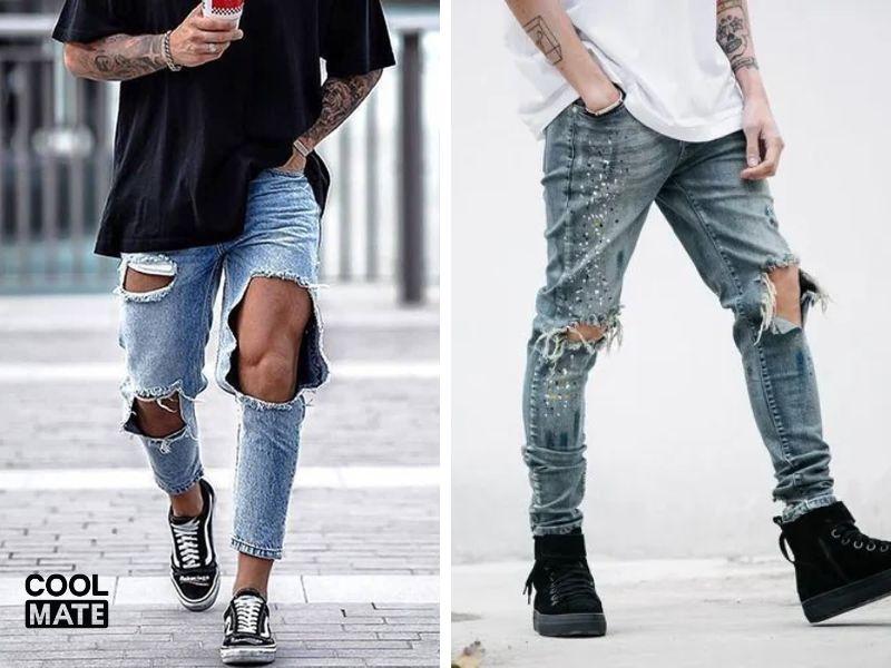 Ripped jeans