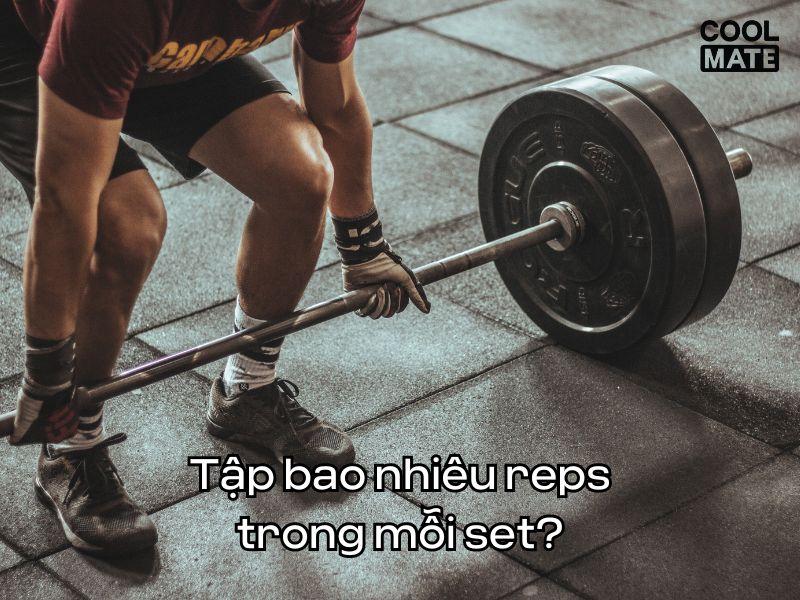 Hình ảnh minh họa về các mức độ reps khác nhau