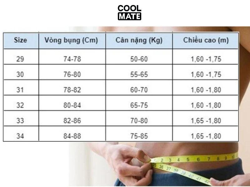 Lưu ý khi chọn size quần ống suông
