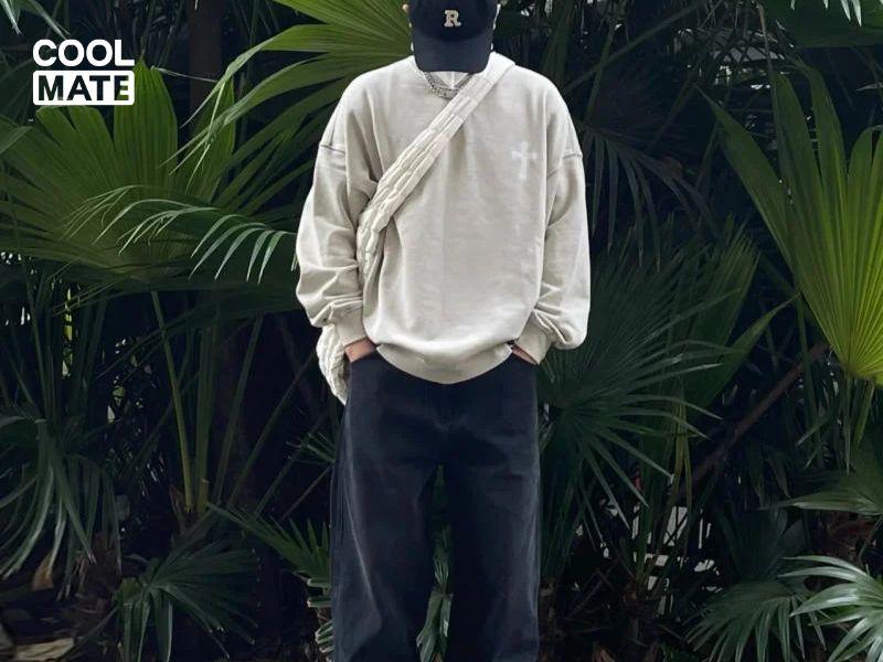 Sự thoải mái của quần jeans và vẻ ấm áp áo sweater