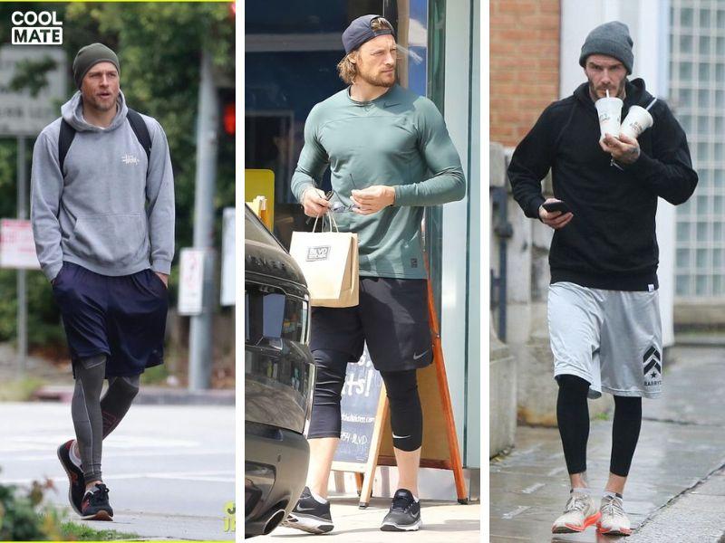 Sự kết hợp giữa áo thun thể thao và quần short legging đang ngày càng trở nên phổ biến
