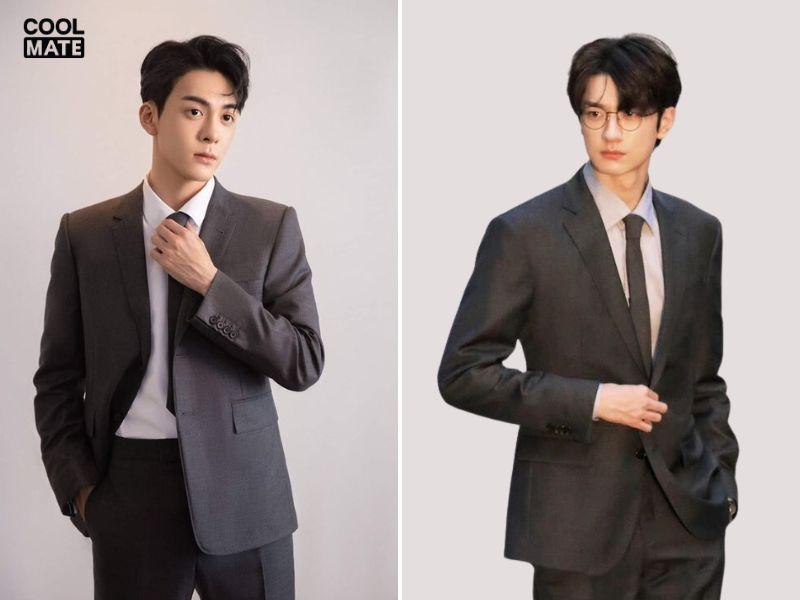 kieu-suit-co-dien-va-ao-so-mi