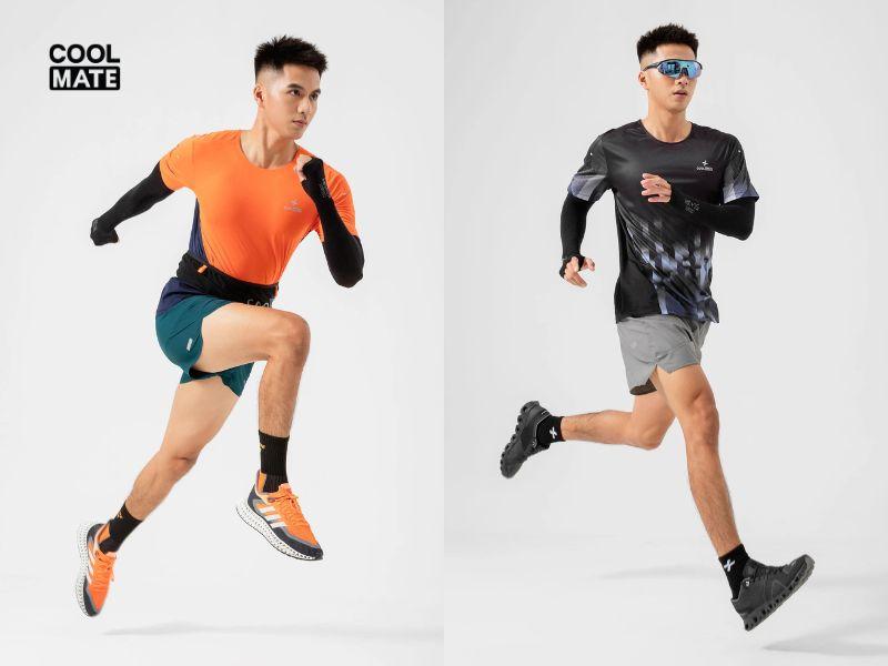 Bộ sưu tập đồ chạy bộ Coolmate sử dụng công nghệ vải stretch