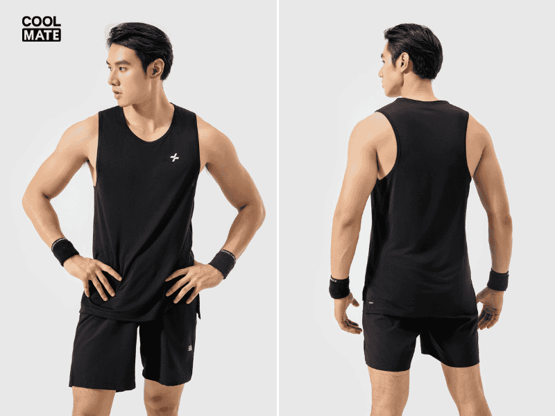 áo tank top công nghệ exdry coolmate