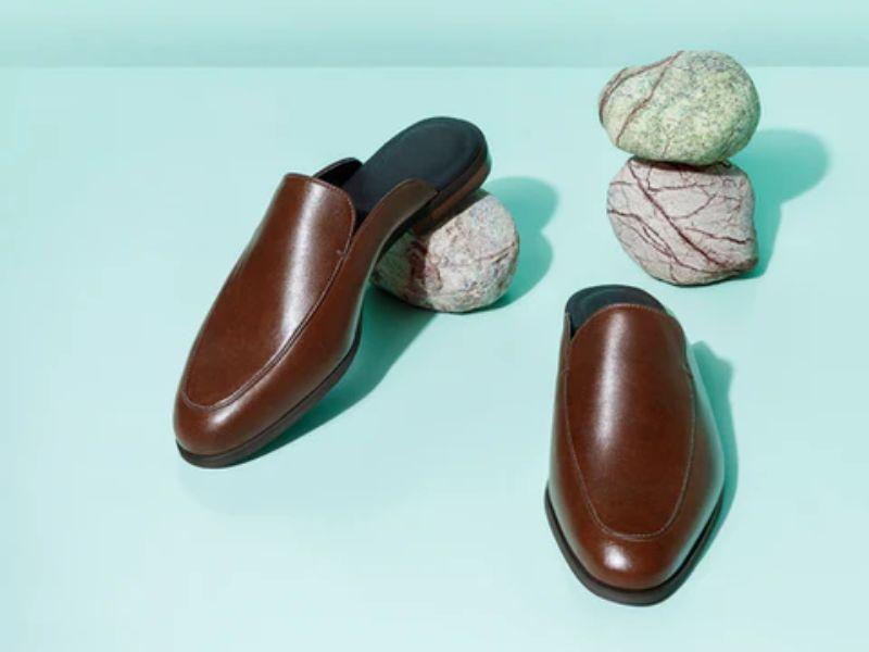 Giày sục nam da bò