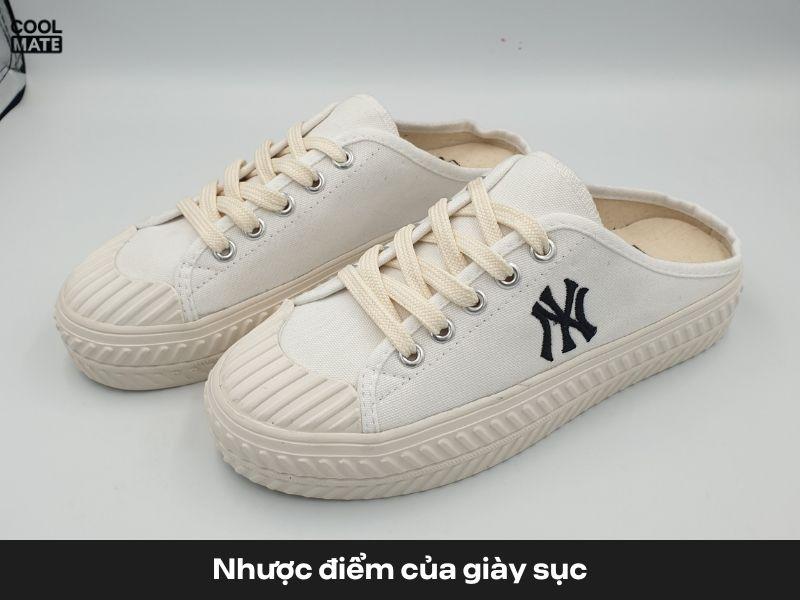 Nhược điểm của giày sục