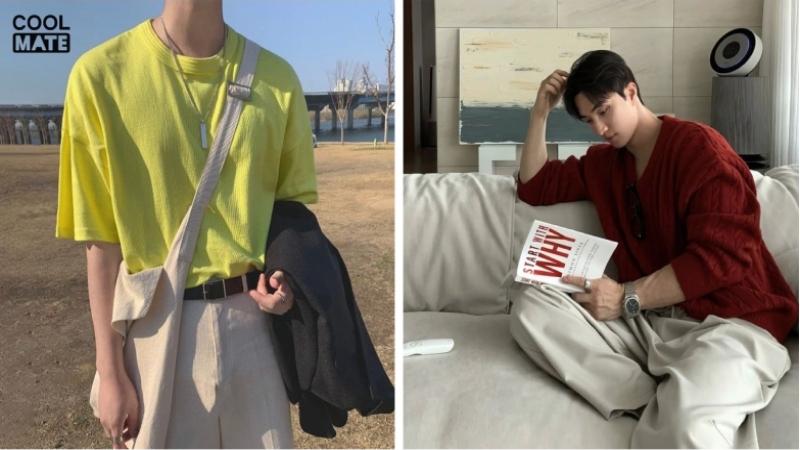 Phối đồ màu trung tính tương phản