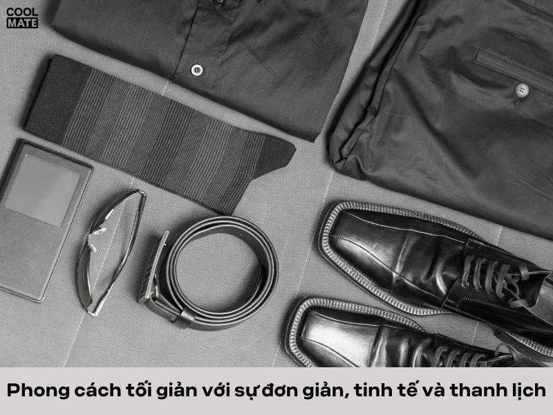 Phong cách ăn mặc tối giản cho nam
