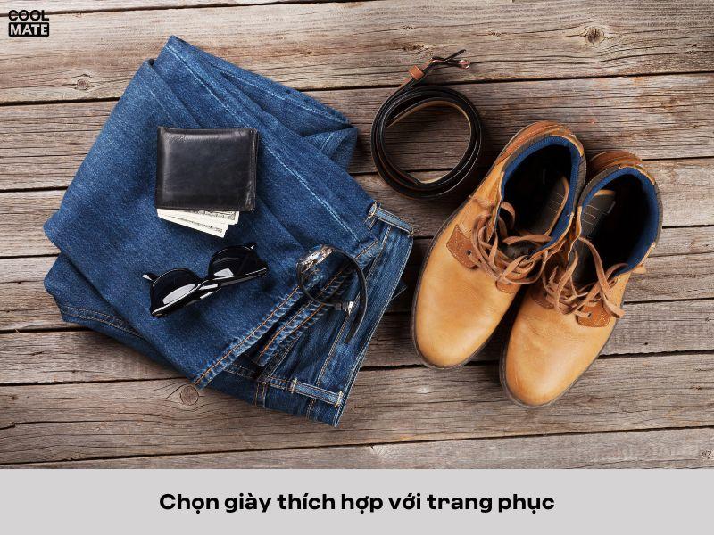 Chọn giày phù hợp với trang phục