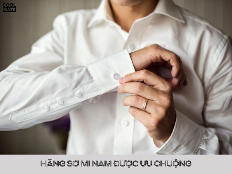 Hình ảnh áo sơ mi nam hàng hiệu đa dạng kiểu dáng