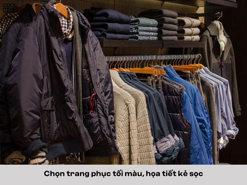 Cách ăn mặc cho nam béo bụng