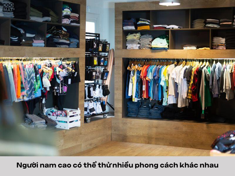 Cách ăn mặc cho nam cao kều