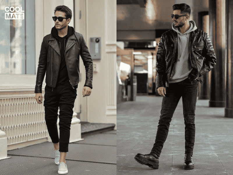 Cách phối áo hoodie nam