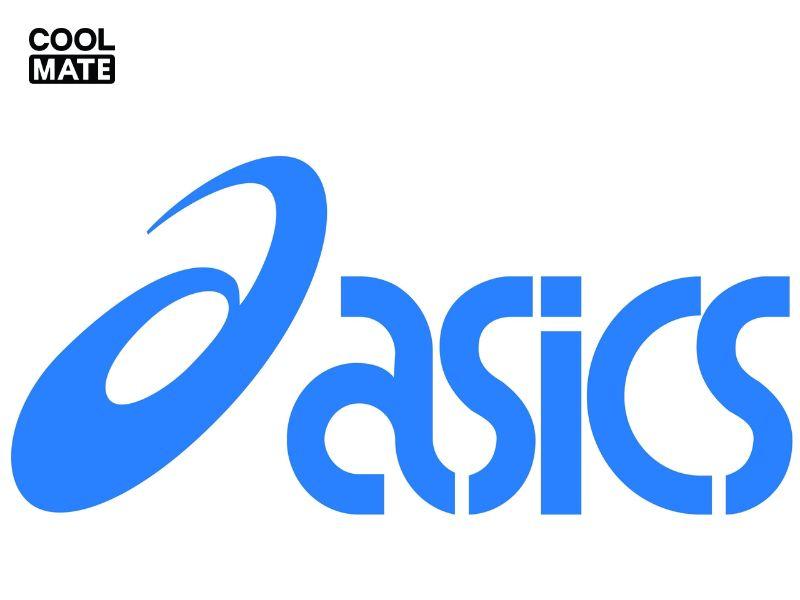 Logo ASICS: Chữ A và vòng xoắn, thể hiện sự hài hòa giữa thể chất và tinh thần