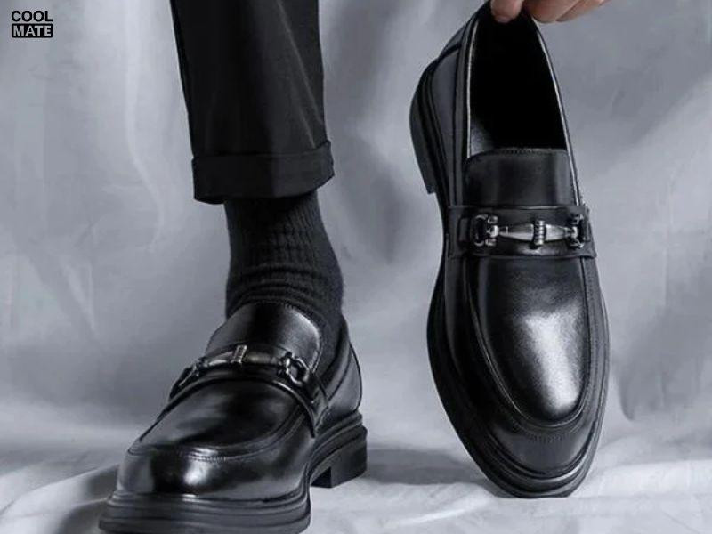 Giày tây nam phối đồ công sở mùa hè