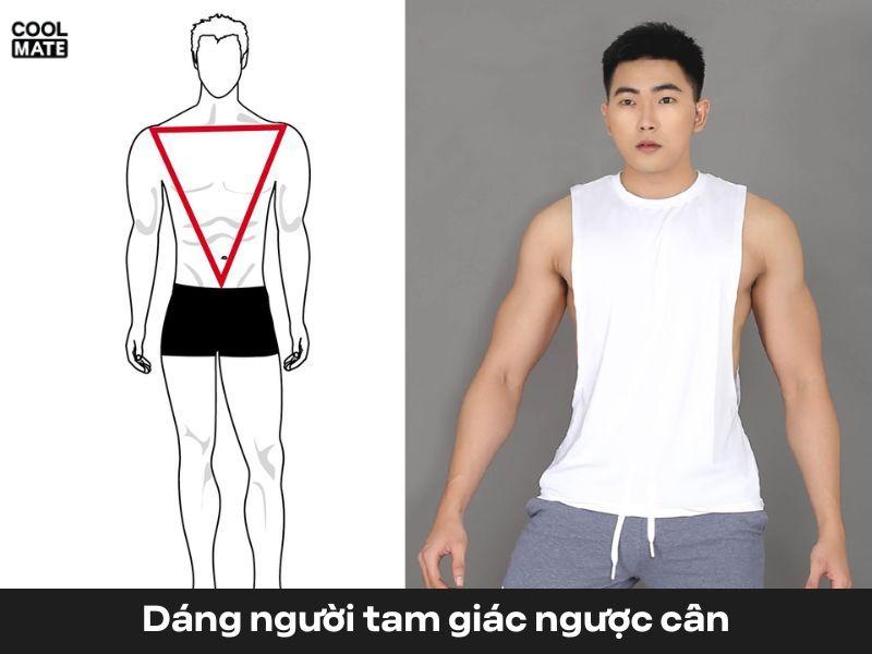 dáng người tam giác cân