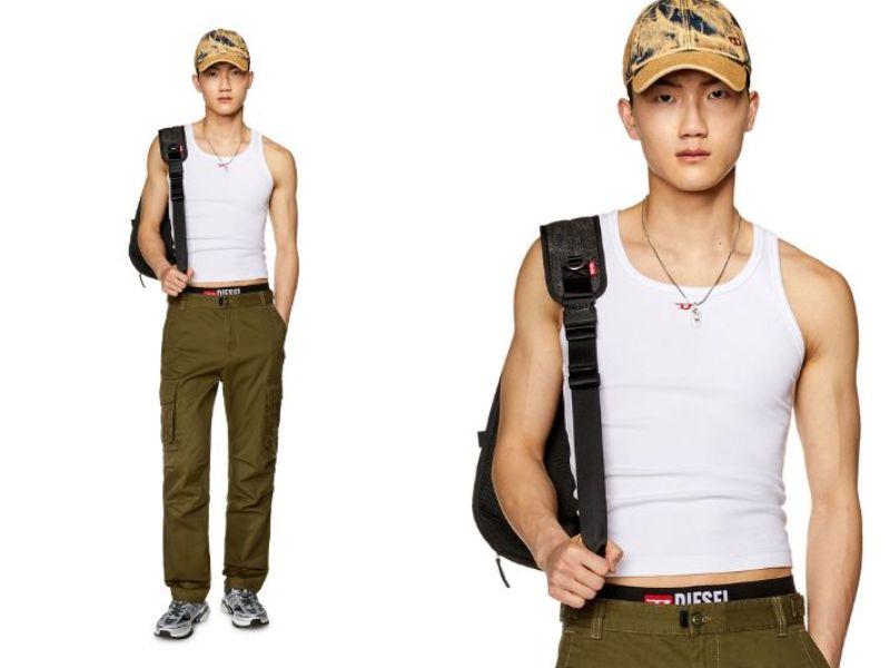 Phối đồ tank top nam và quần âu