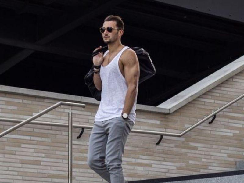 Những lưu ý khi phối đồ với áo tank top nam