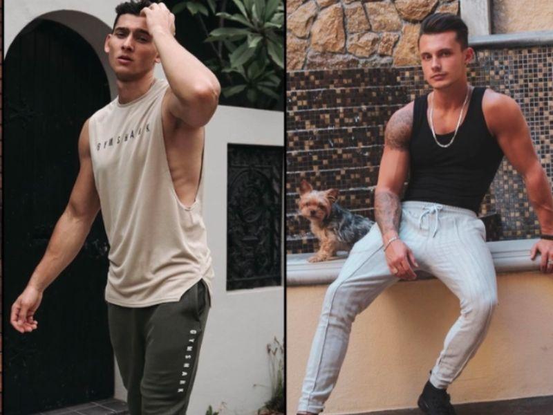 Phối áo tank top với quần jogger