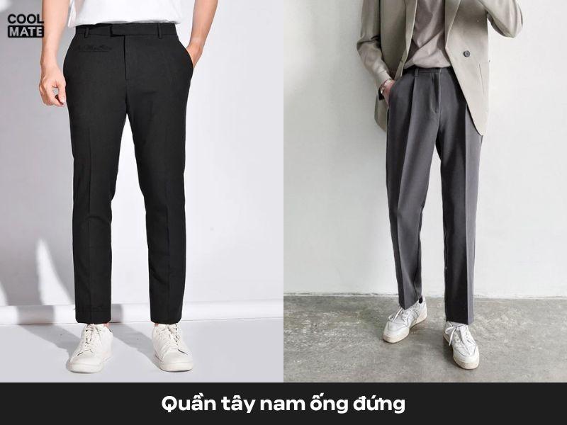 quần tây nam ống đứng