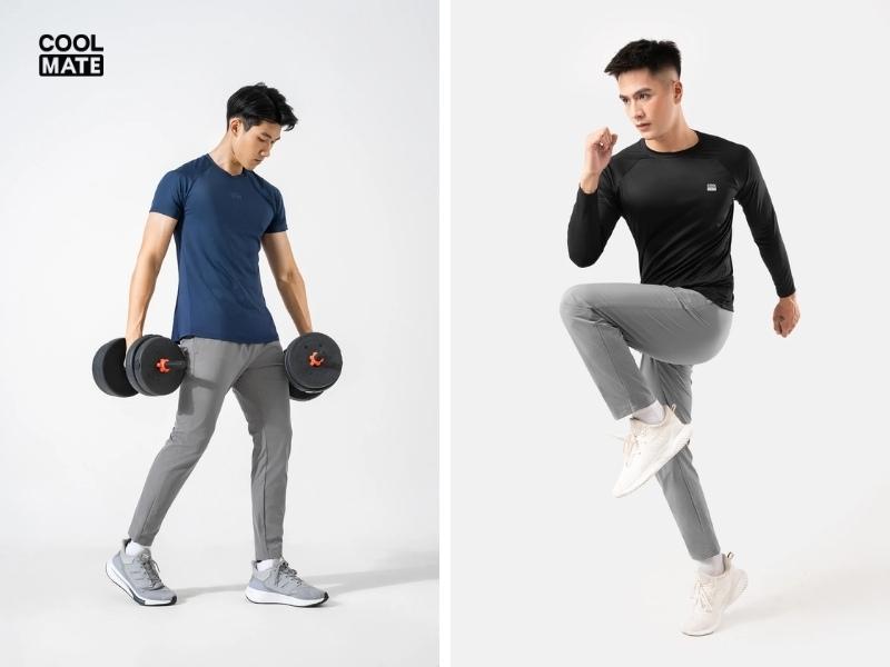 Dễ dàng tập luyện với quần jogger Coolmate Graphene