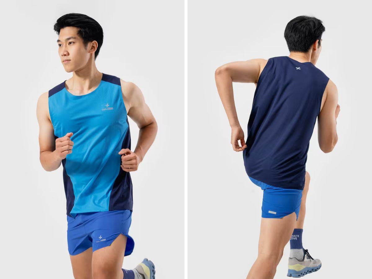 Sản phẩm Áo Singlet Chạy Bộ Không Đường May CoolFast