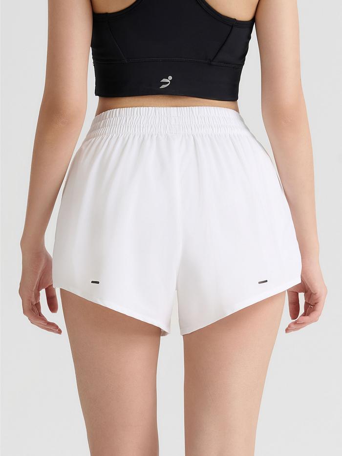 Quần shorts nữ chạy bộ 2 lớp Pace shorts 3.5IN - undefined