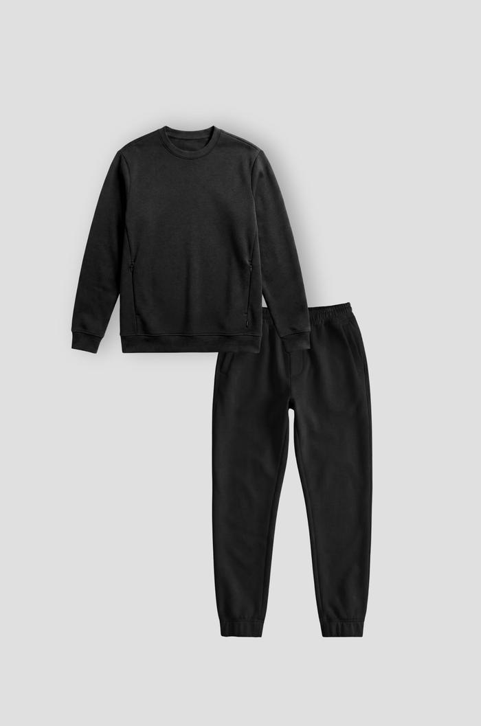Set nỉ nam All-day Sweatshirt - Đen - undefined
