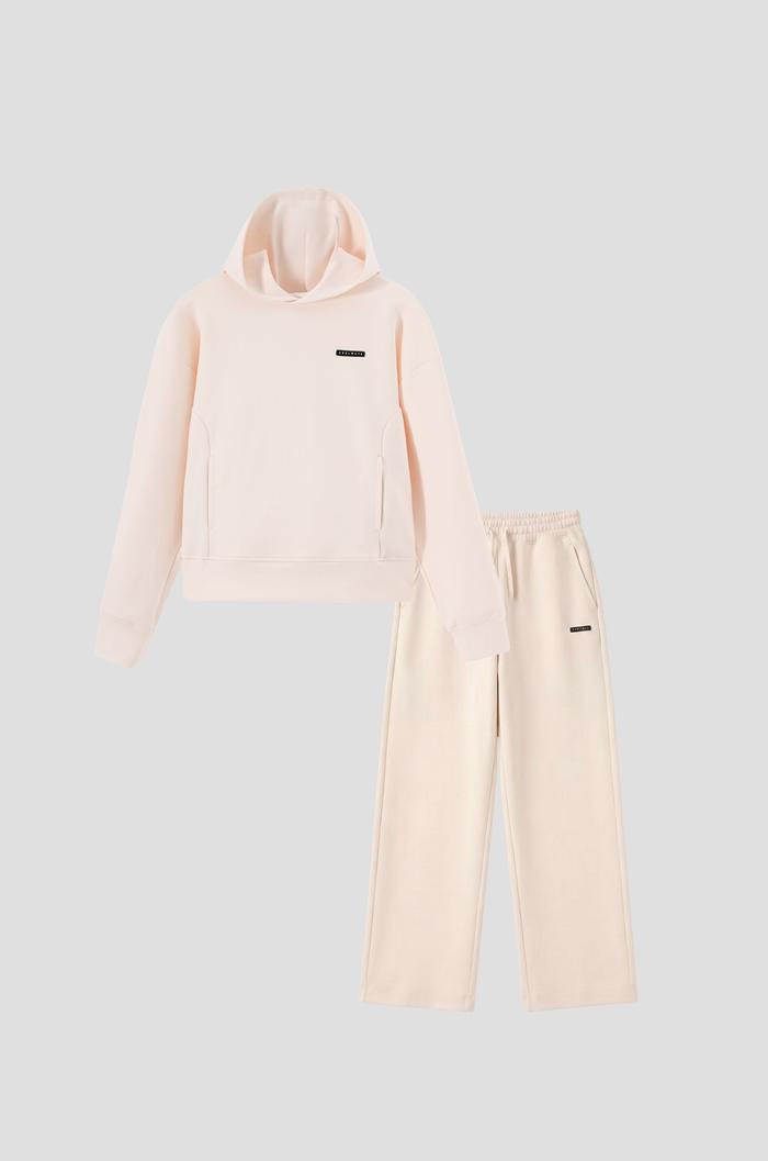 Set nỉ nữ Studio Hoodie & Quần suông - undefined