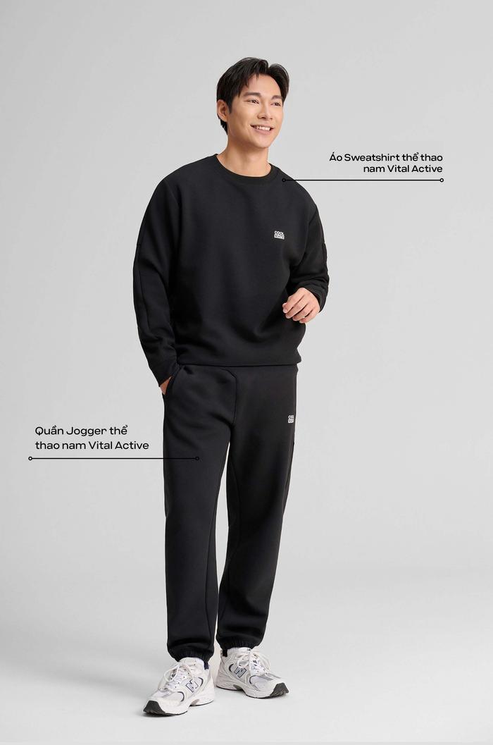 Set nỉ nam Vital Active Sweatshirt - undefined