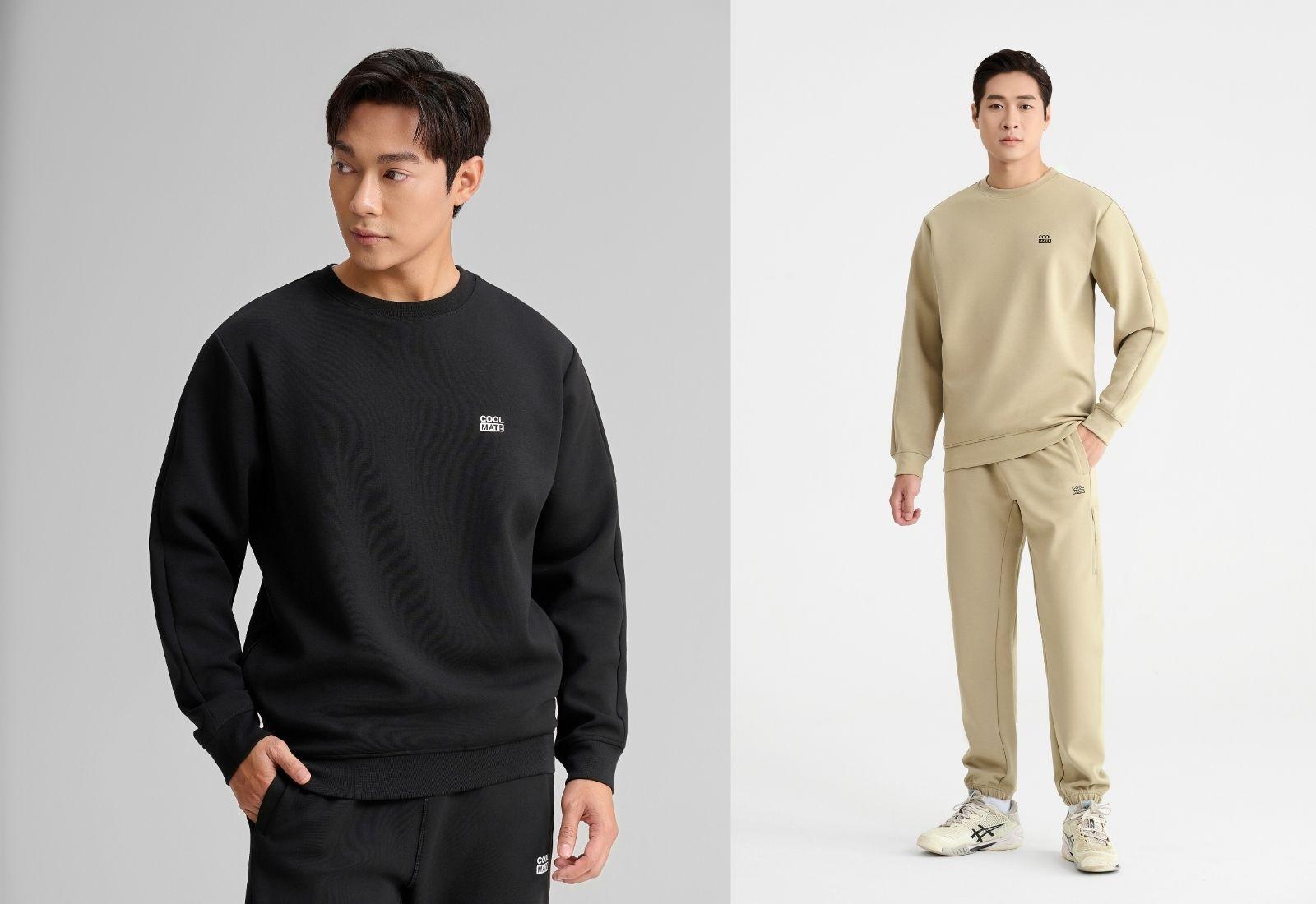 Set nỉ nam Vital Active Sweatshirt