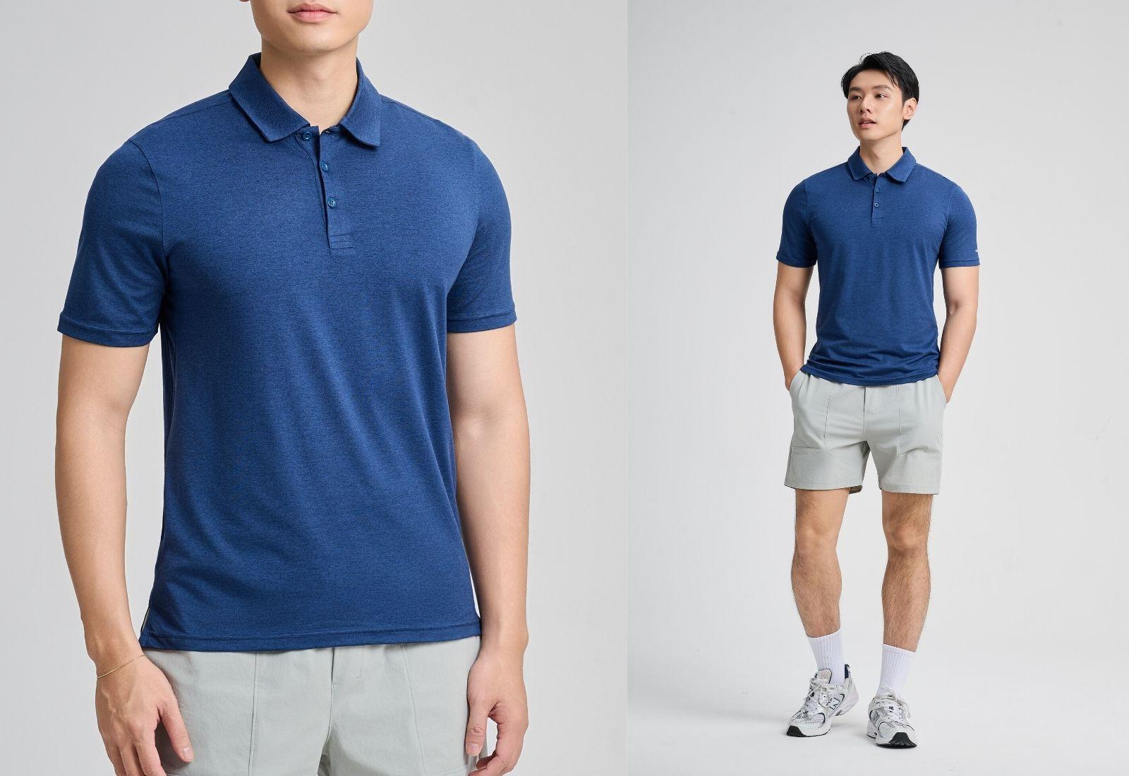 Polo thể thao nam Quick Dry Active