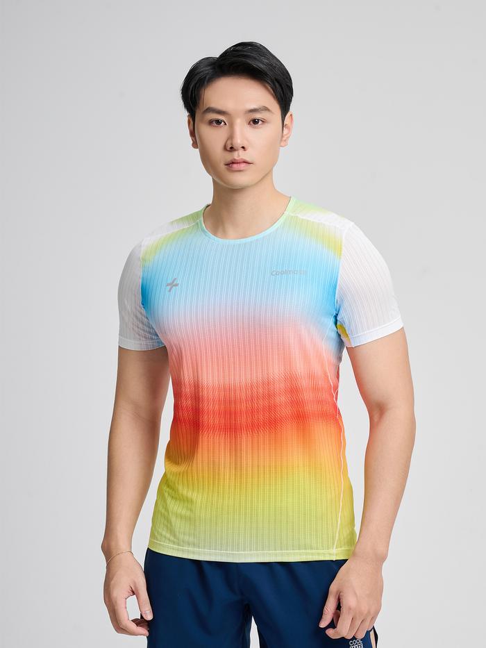 Áo thun chạy bộ nam AirFlow Gradient - undefined