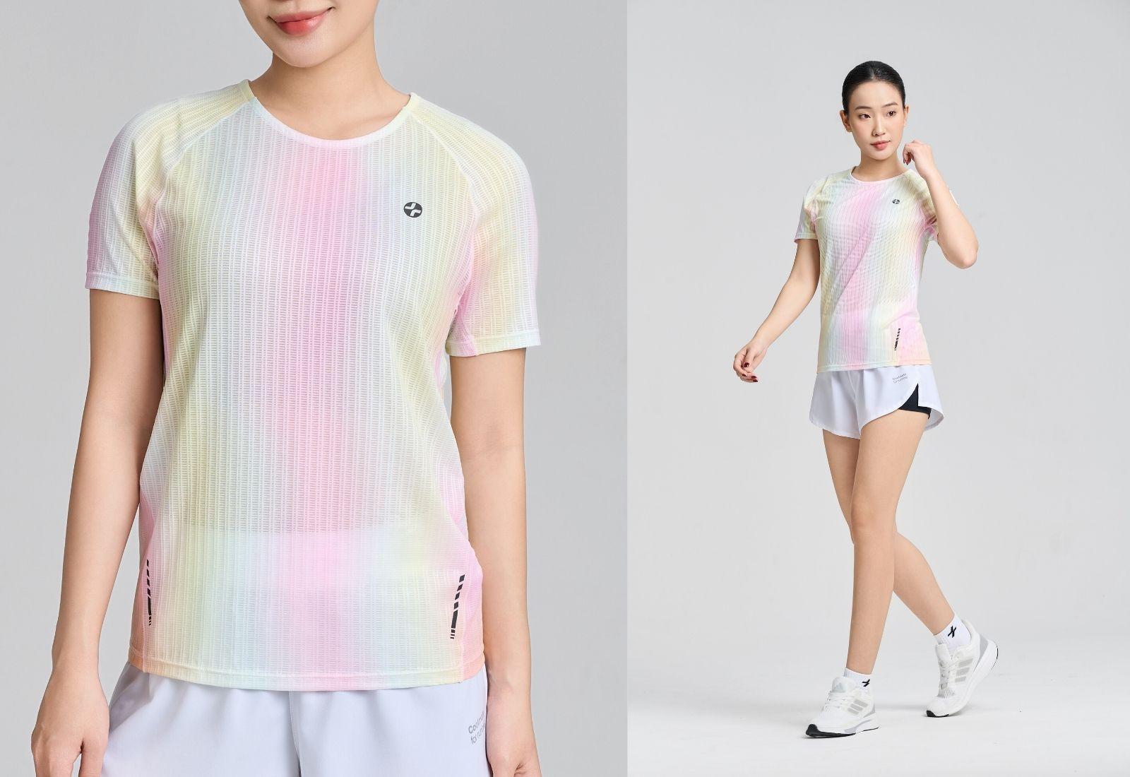 Tshirt chạy bộ nữ Exdry AirSwift