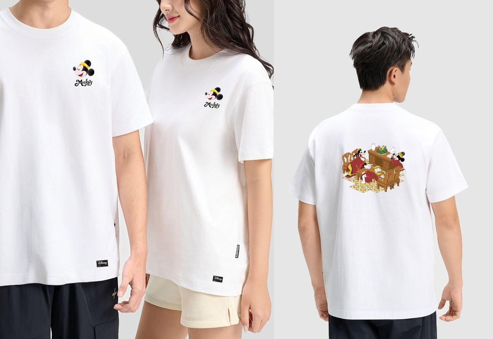 Áo Thun Mickey Dọn nhà đón Tết