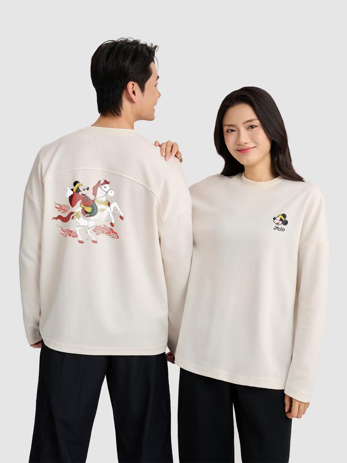 Áo dài tay Relax Mickey Hí hửng - undefined