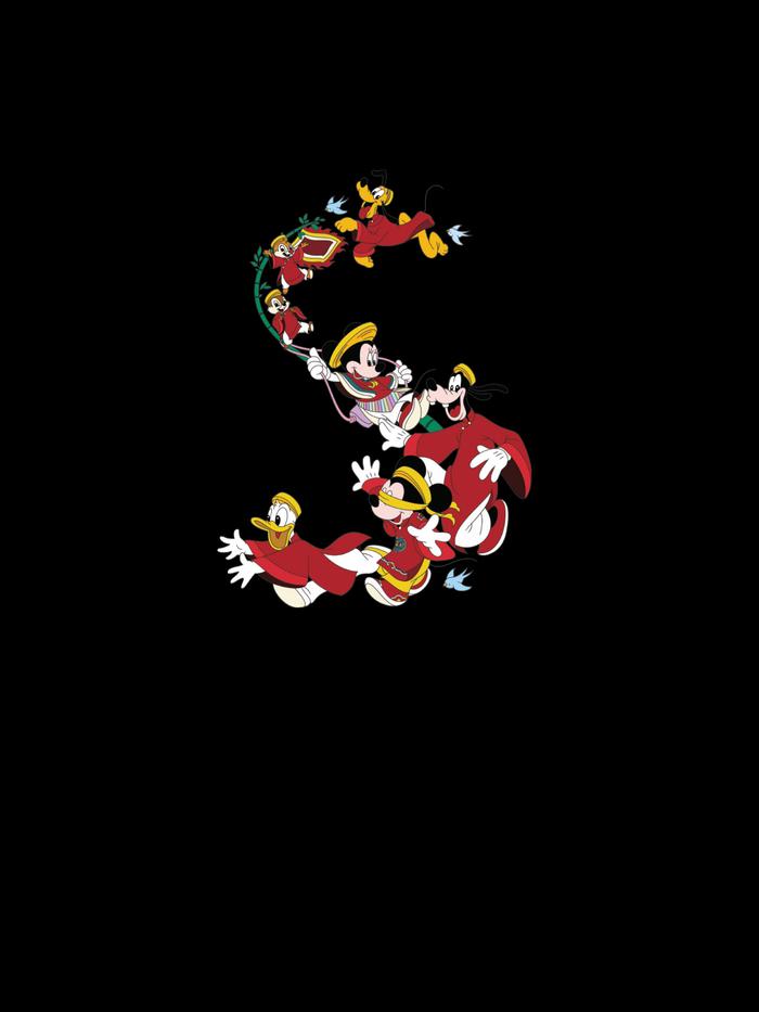 Áo dài tay Relax Mickey Vui đùa ngày Tết - undefined