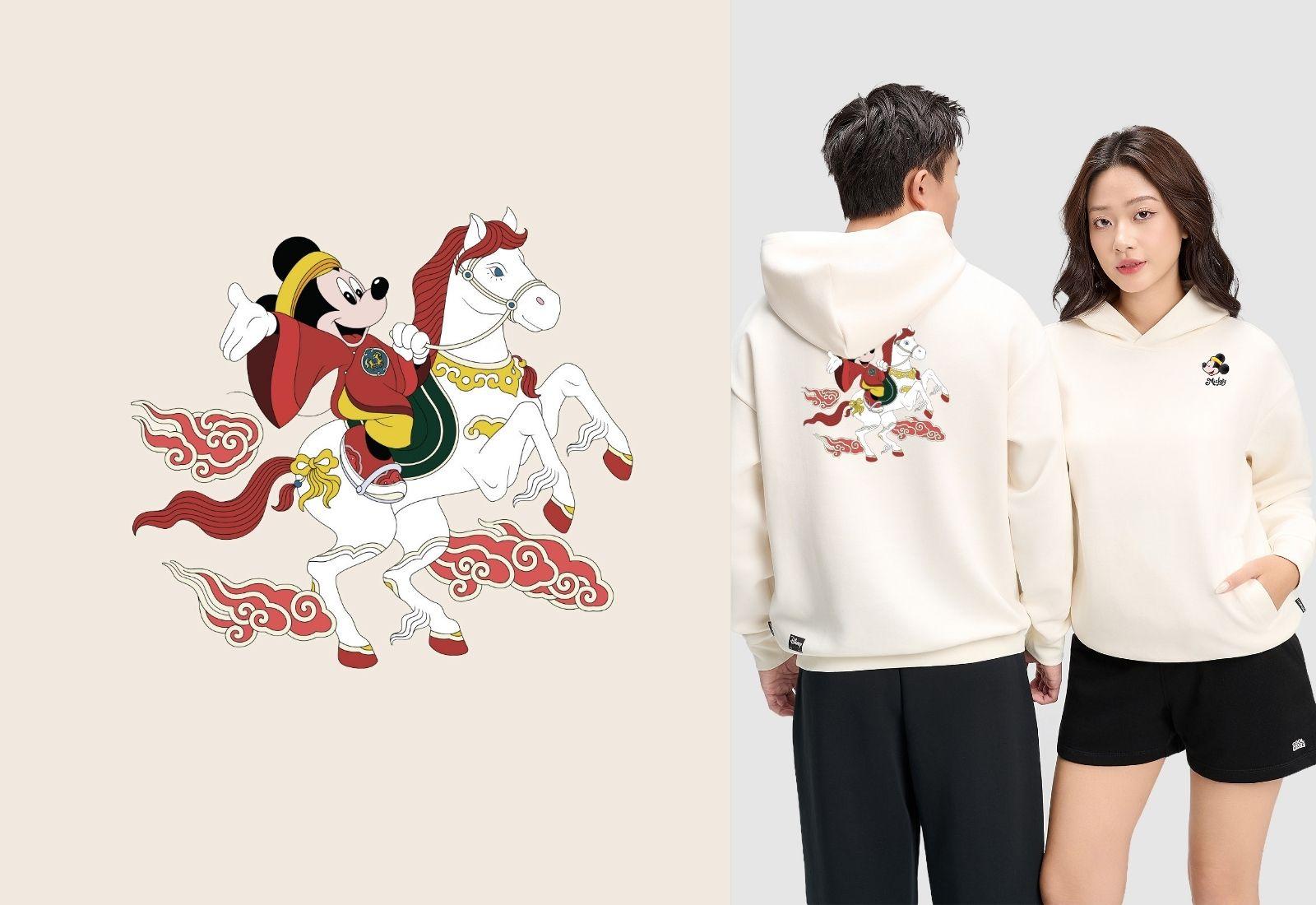 Áo nỉ Hoodie Năm con Ngựa