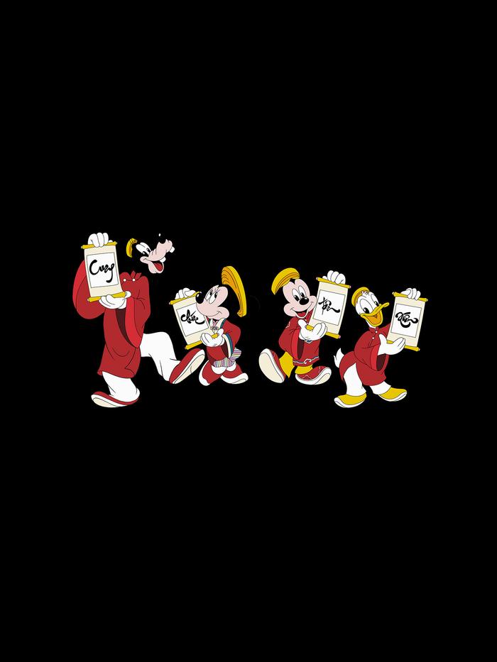 Áo nỉ Sweatshirt Mickey Chúc mừng Năm mới - undefined