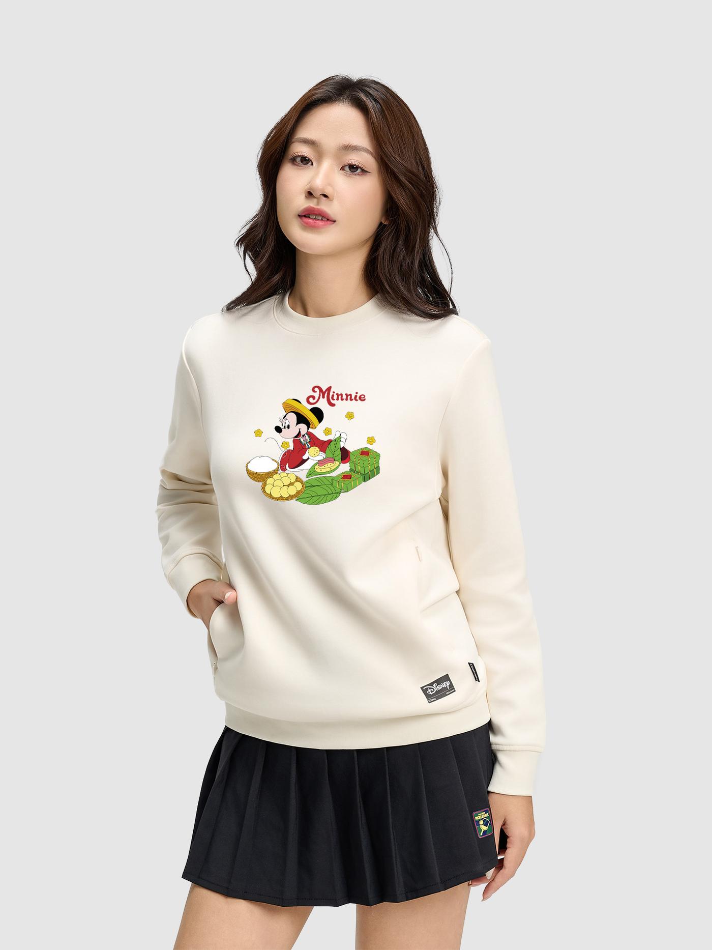 Áo nỉ Sweatshirt Minnie nấu Bánh Chưng - undefined