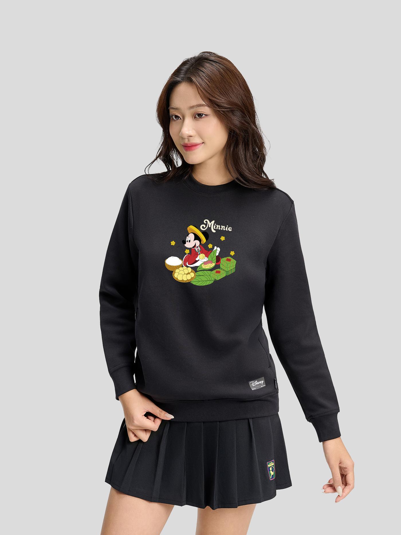 Áo nỉ Sweatshirt Minnie nấu Bánh Chưng - undefined