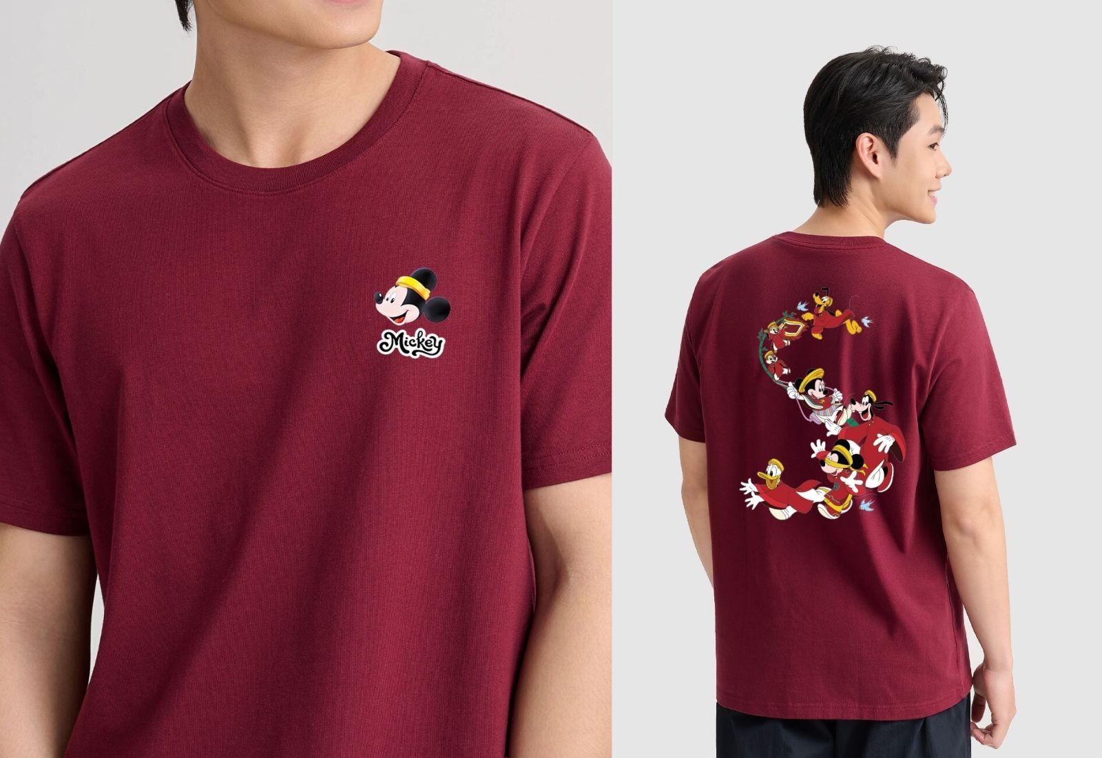 Áo Thun Mickey Vui Xuân