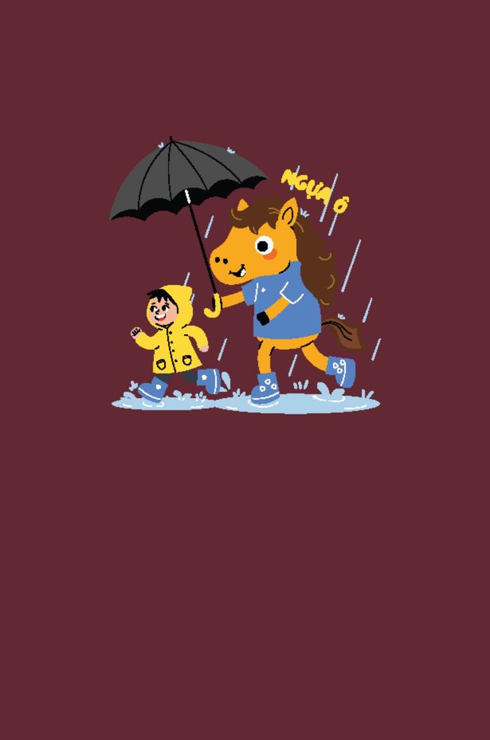 Áo Hoodie Care & Share - Áo mới mùa đông - Ngựa Ô - undefined