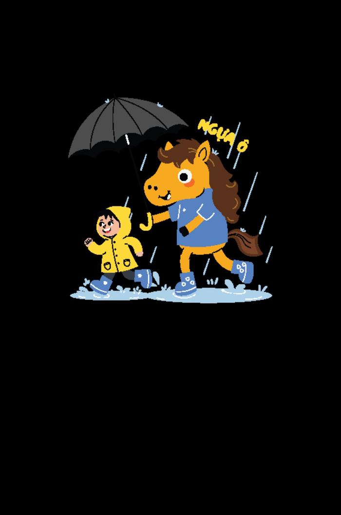 Áo dài tay Care & Share - Áo mới mùa đông - Ngựa Ô - undefined