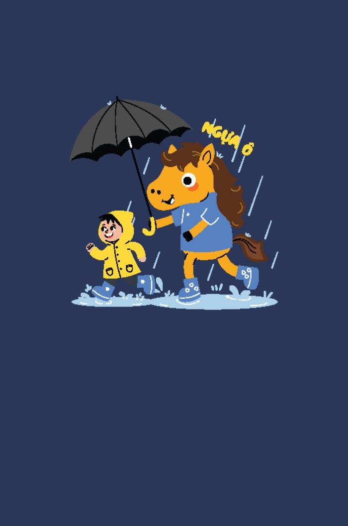 Áo dài tay Care & Share - Áo mới mùa đông - Ngựa Ô - undefined