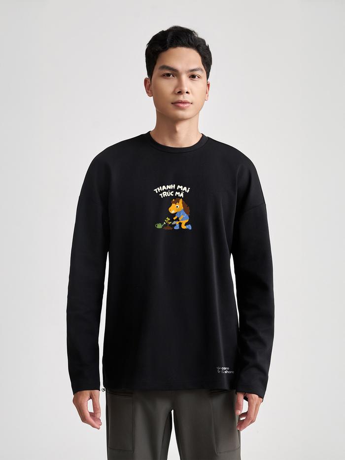 Áo dài tay Care & Share - Áo mới mùa đông - Thanh mai trúc mã - undefined