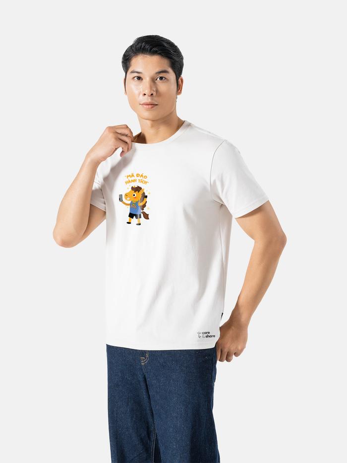 Áo thun ngắn tay Care & Share - Áo mới mùa đông - Mã đáo thành tích - undefined