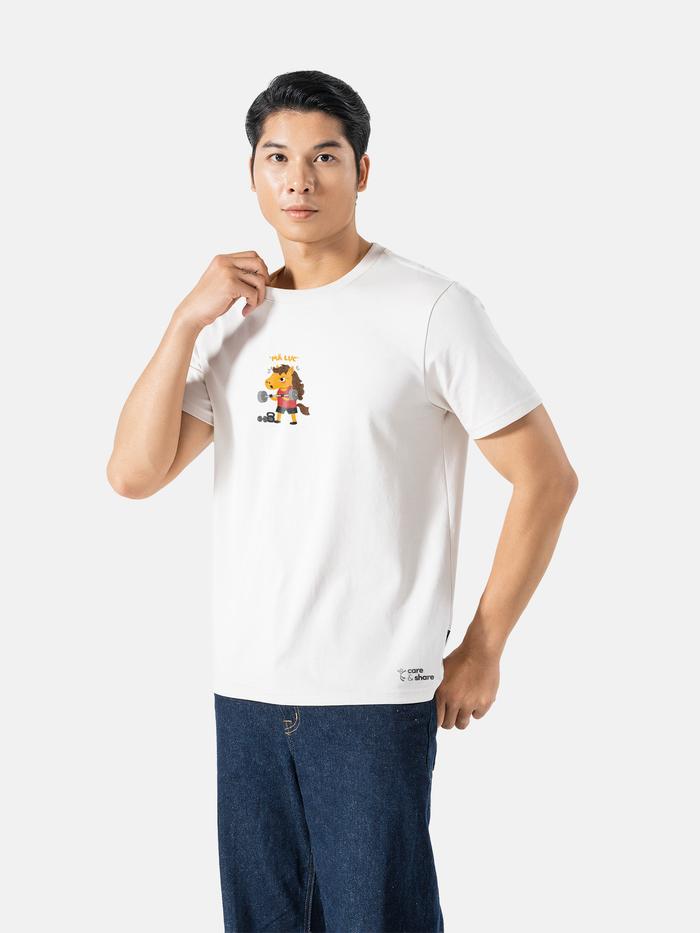 Áo thun ngắn tay Care & Share - Áo mới mùa đông - Mã lực - undefined