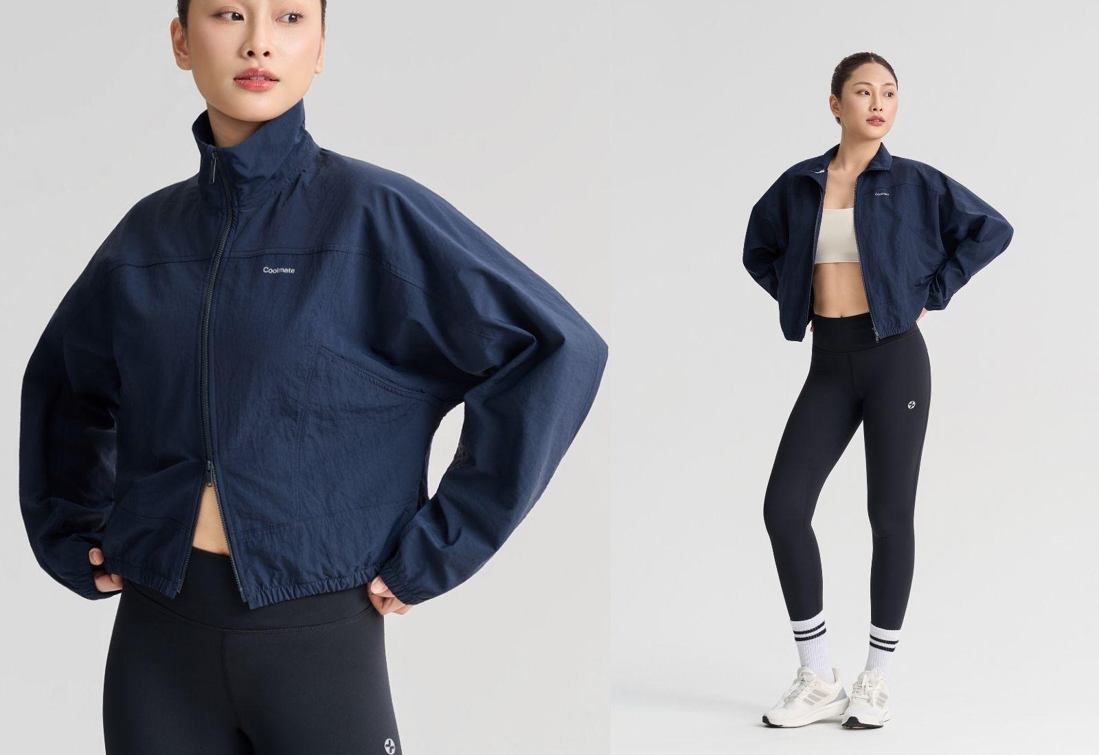 Áo khoác nữ thể thao Windbreaker