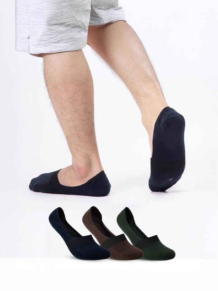 Pack 3 Tất lười No show Nam - undefined